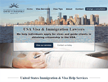 Tablet Screenshot of immigrationbureau.com